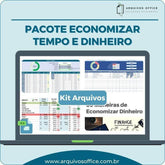 pacote de arquivos para economizar tempo e dinheiro